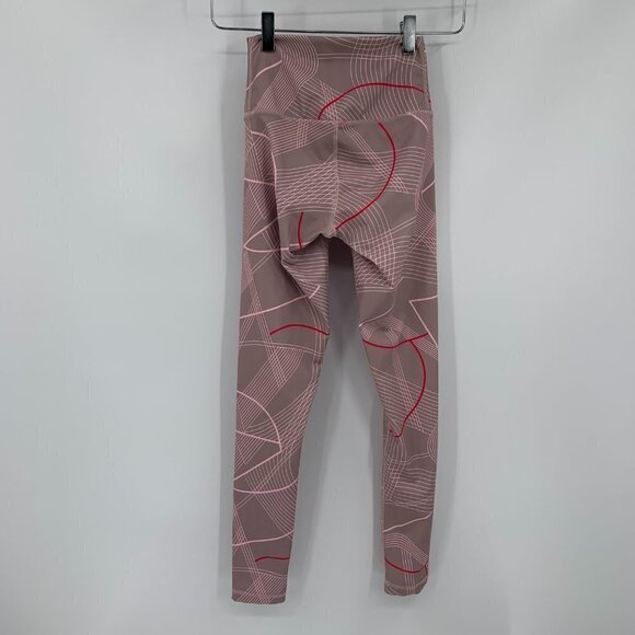 DYI pink gray compression leggings active lines woman XS - Picture 3 of 4